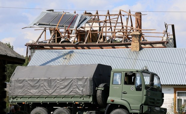 Chwile grozy w Wyrykach. Kto pomoże po upadku rosyjskiego drona?