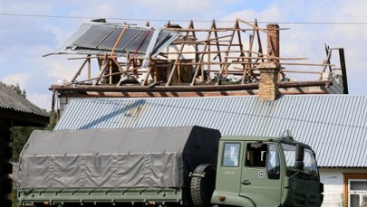 Chwile grozy w Wyrykach. Kto pomoże po upadku rosyjskiego drona?