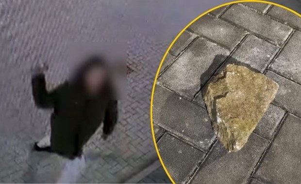 Chwycił za kamień, znieważył policjantkę. Twierdzi, że nic nie pamięta