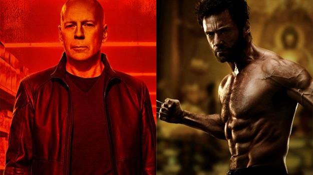 Ci niezwykli mężczyźni: Bruce Willis w komedii akcji "Red 2" i Hugh Jackman w thrillerze "Wolverine" /materiały prasowe