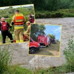 Ciągnik z kierowcą wpadł do Dunajca. Dramatyczna akcja ratunkowa