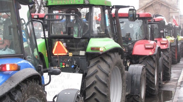 Ciągniki blokuja Szczecin /Michał Fit /RMF FM