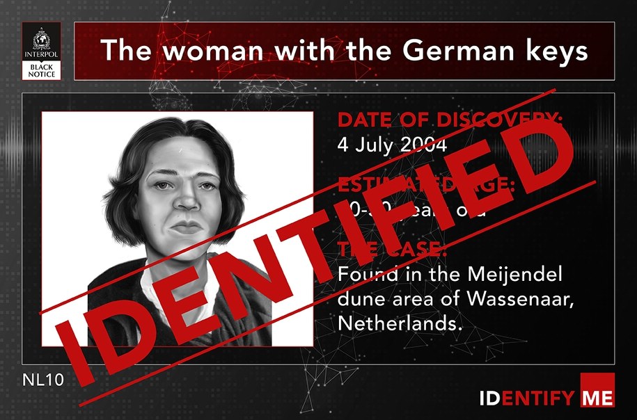 Ciało kobiety znaleziono na jednej z holenderskich plaż w 2004 roku /Interpol /