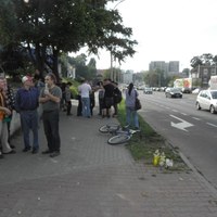 Cicha manifestacja w Zielonej Górze po śmierci kibica