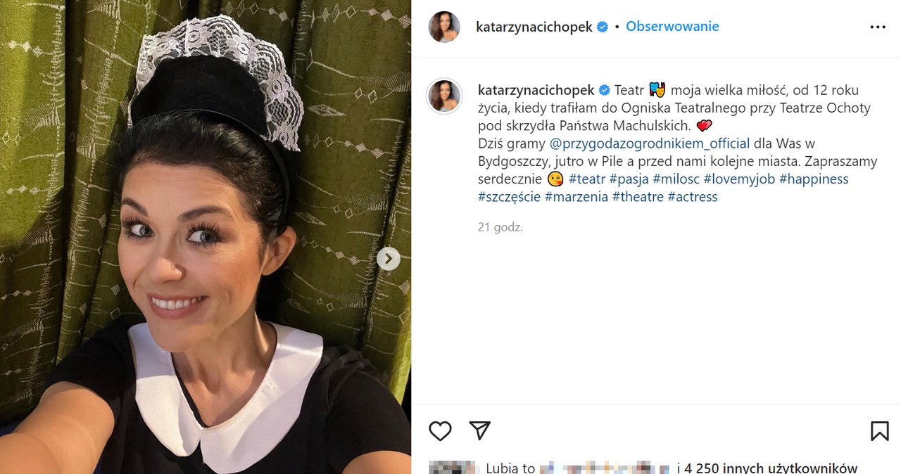 Cichopek wyłączyła komentarze na Instagramie /@katarzynacichopek /Instagram