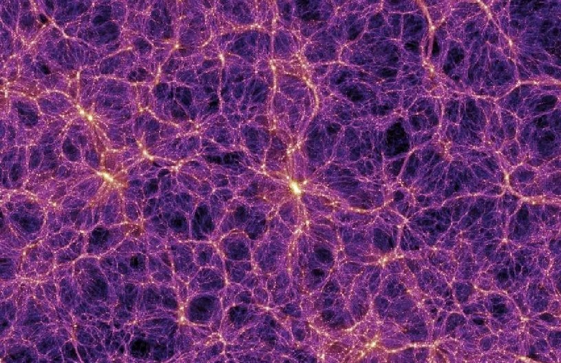 Ciemna materia stanowi niewidzialne rusztowanie naszego wszechświata /NASA