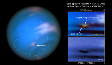 Ciemna plama na Neptunie