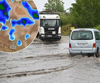 Ciemne chmury, burze i grad. Pogoda nie chce się poprawić