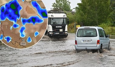 Ciemne chmury, burze i grad. Pogoda nie chce się poprawić