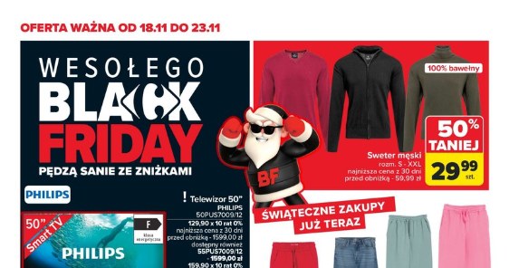 Ciepłe ubrania na zimę na Black Friday w Carrefour! /Carrefour Polska /INTERIA.PL