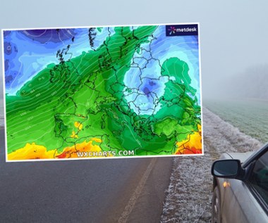 Ciepły cień mgły. Pogoda z mnóstwem zmian