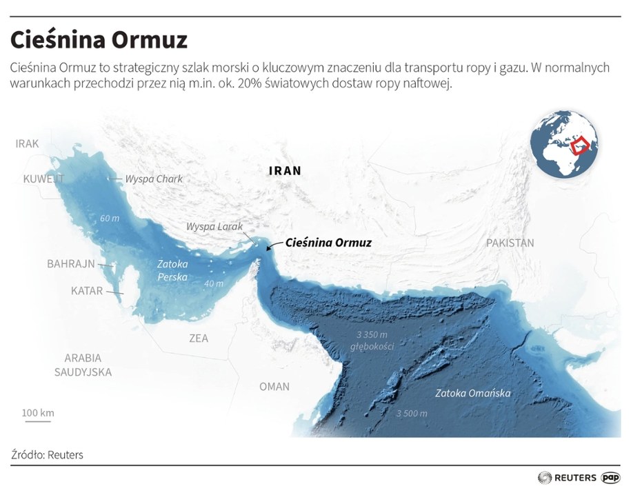 Cieśnina Ormuz /Michał Czernek /PAP