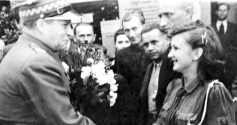 Cieszyn, czerwiec 1945 r. Wizyta w dniach napięcia w stosunkach polsko-czeskich /Archiwum Tomasza Basarabowicza