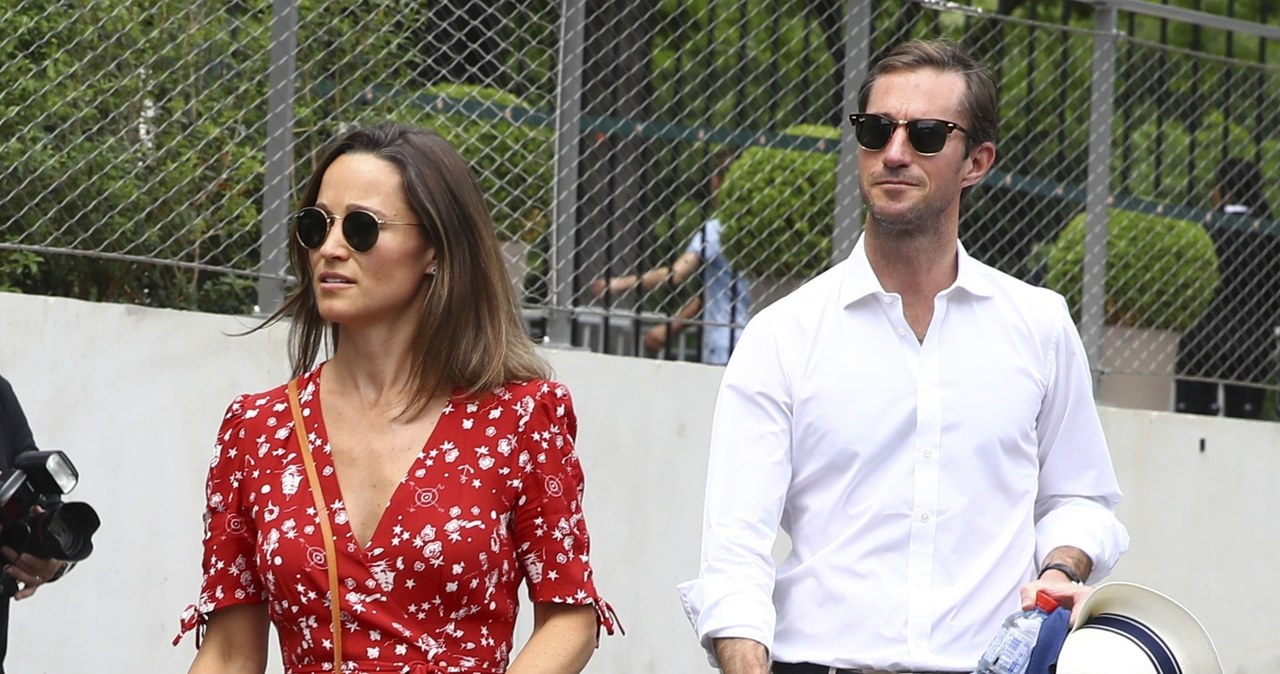 Ciężarna Pippa Middleton z mężem /Gwendoline Le Goff/Panoramic/Starface /East News