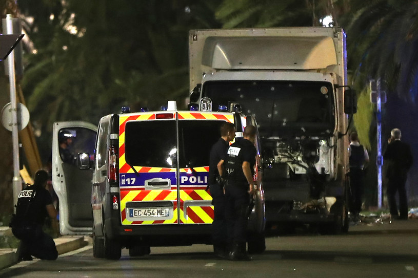 Ciężarówka zamachowca /AFP