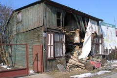 Ciężarówka zniszczyła dom w Łodzi 