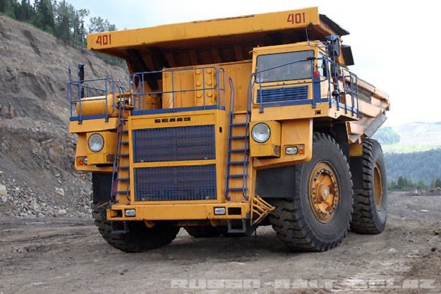 Ciężarówki Biełaz używane są głównie w kopalniach odkrywkowych /Informacja prasowa