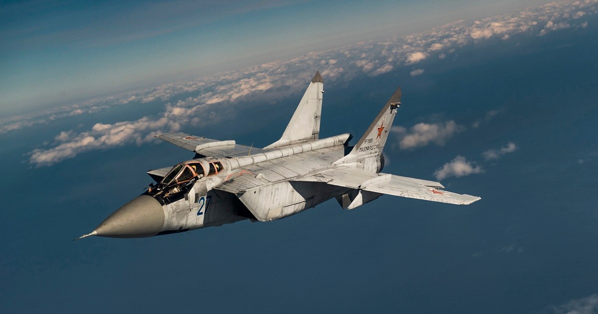 Ciężki myśliwiec MiG-31K /Ministerstwo Obrony Rosji /Wikimedia