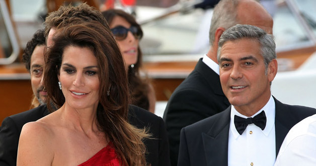 Cindy Crawford i George Clooney /Frederick Nebinger /Getty Images