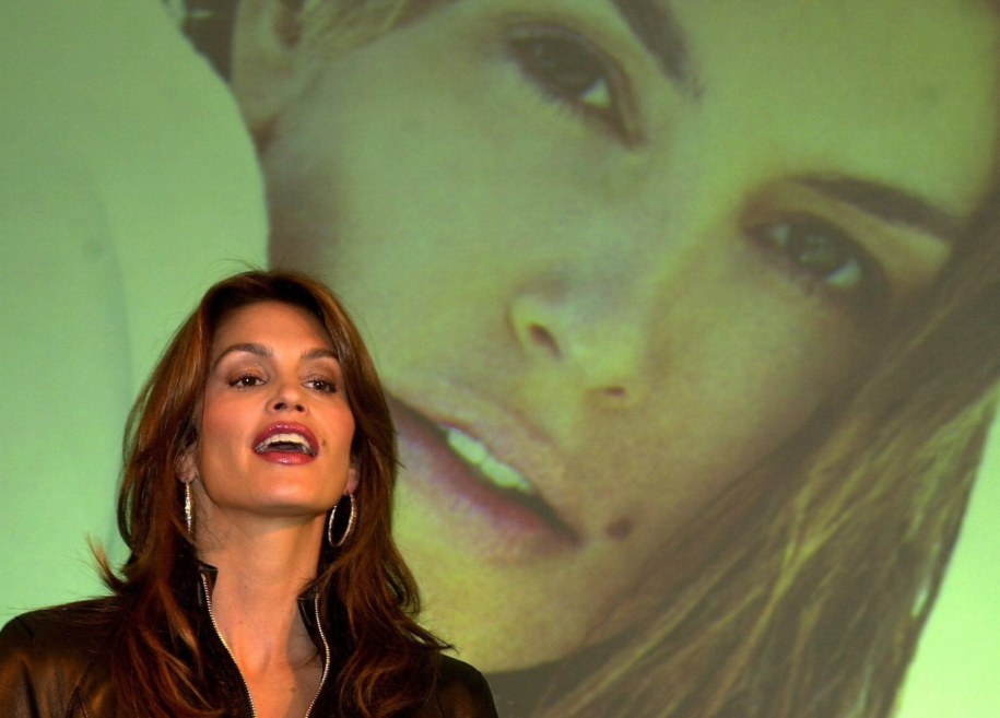 Cindy Crawford w 2003 roku /Barbara Gindl /PAP/EPA