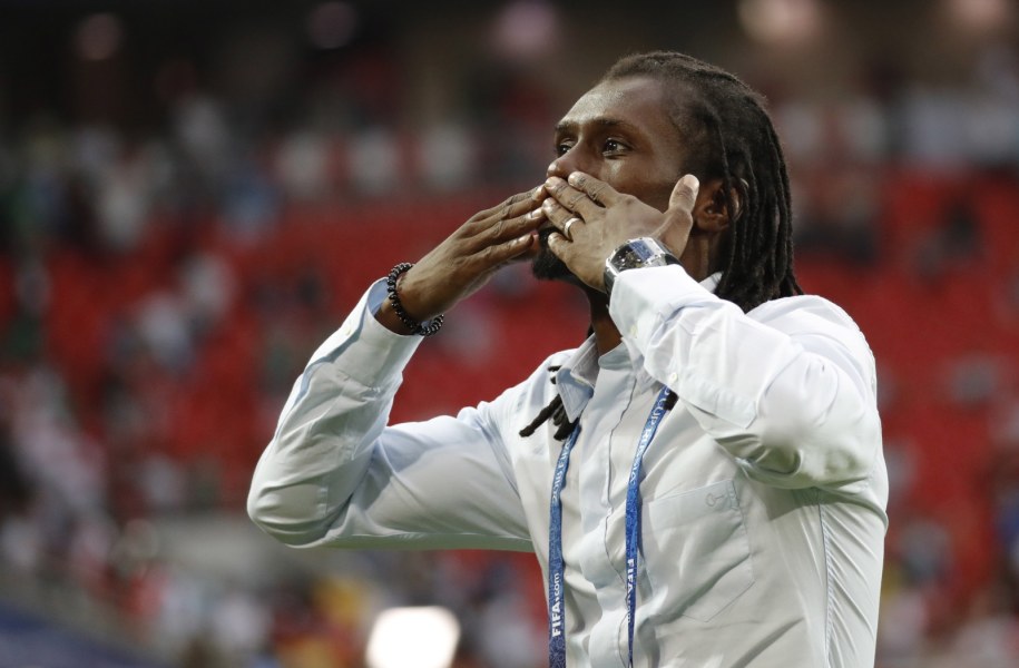 Cisse po spotkaniu był dumny z dokonań swojej drużyny /Felipe Trueba /PAP/EPA