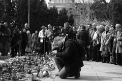 Cisza zapadła przed budynkiem Sejmu