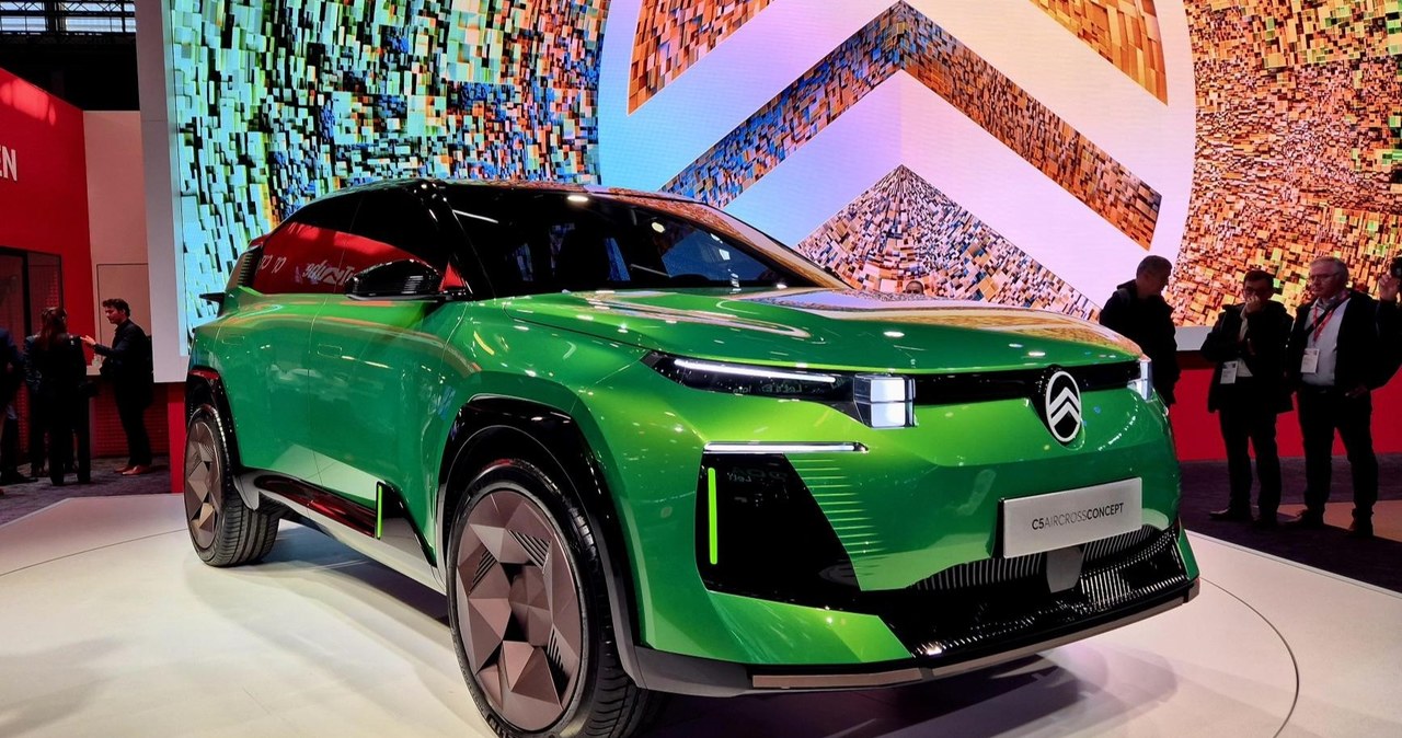 Citroen C5 Aircross Concept jest zapowiedzią następcy oferowanego obecnie SUV-a. /Michał Domański /INTERIA.PL