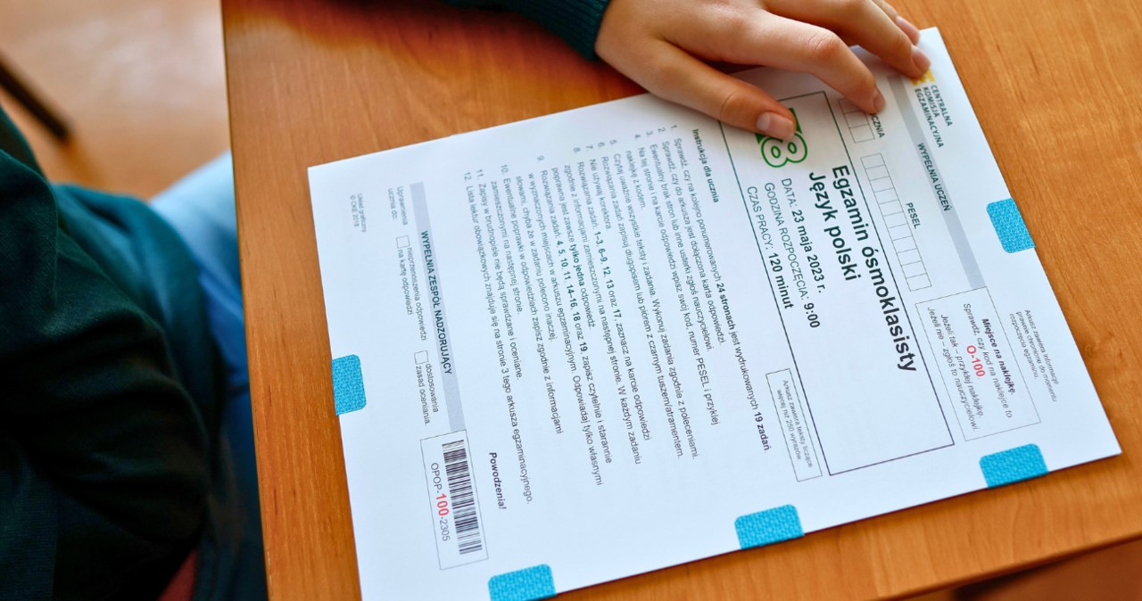 CKE opublikowało sprawozdanie z egzaminu ósmoklasisty w 2025 /Jacek Szydlowski / FORUM /Agencja FORUM