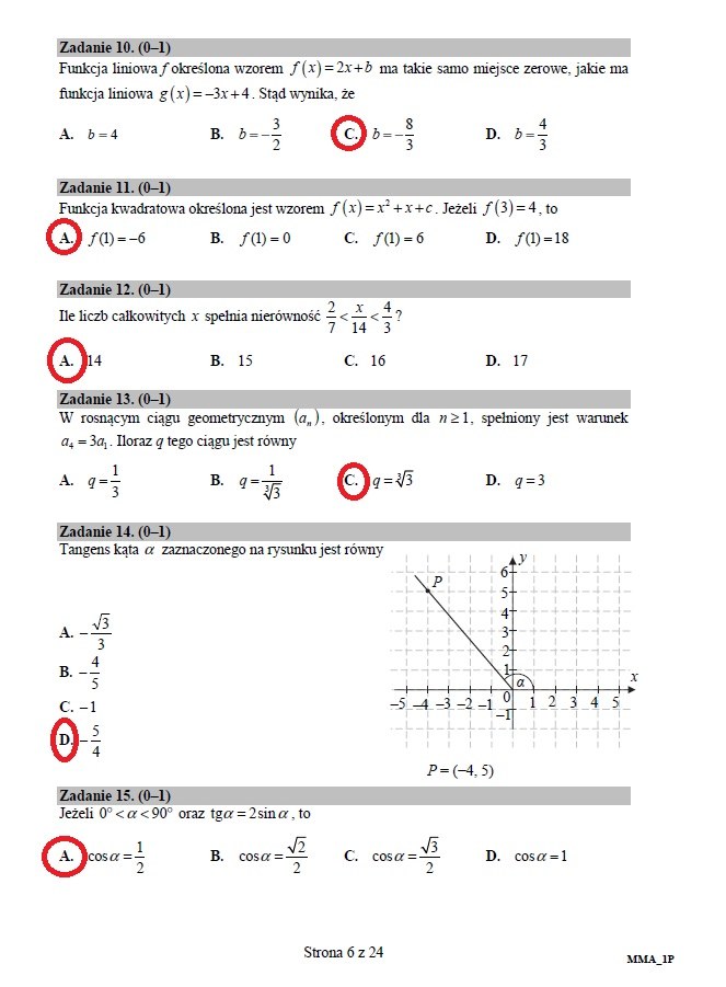 Matura Z Matematyki 2015 Arkusze I Odpowiedzi Poziom Podstawowy Wydarzenia W Interiapl 1332