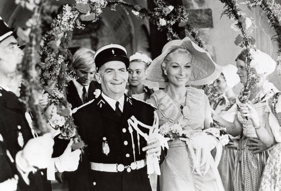 Claude Gensac i Louis de Funes /Röhnert /PAP/EPA