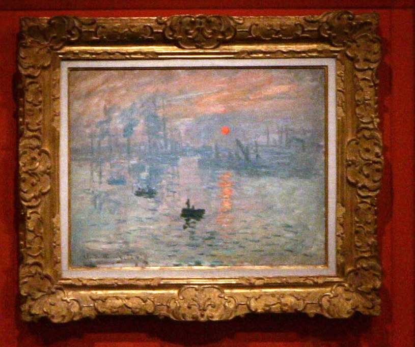 Claude Monet "Impresja, wschód Słońca" (1872) /AFP