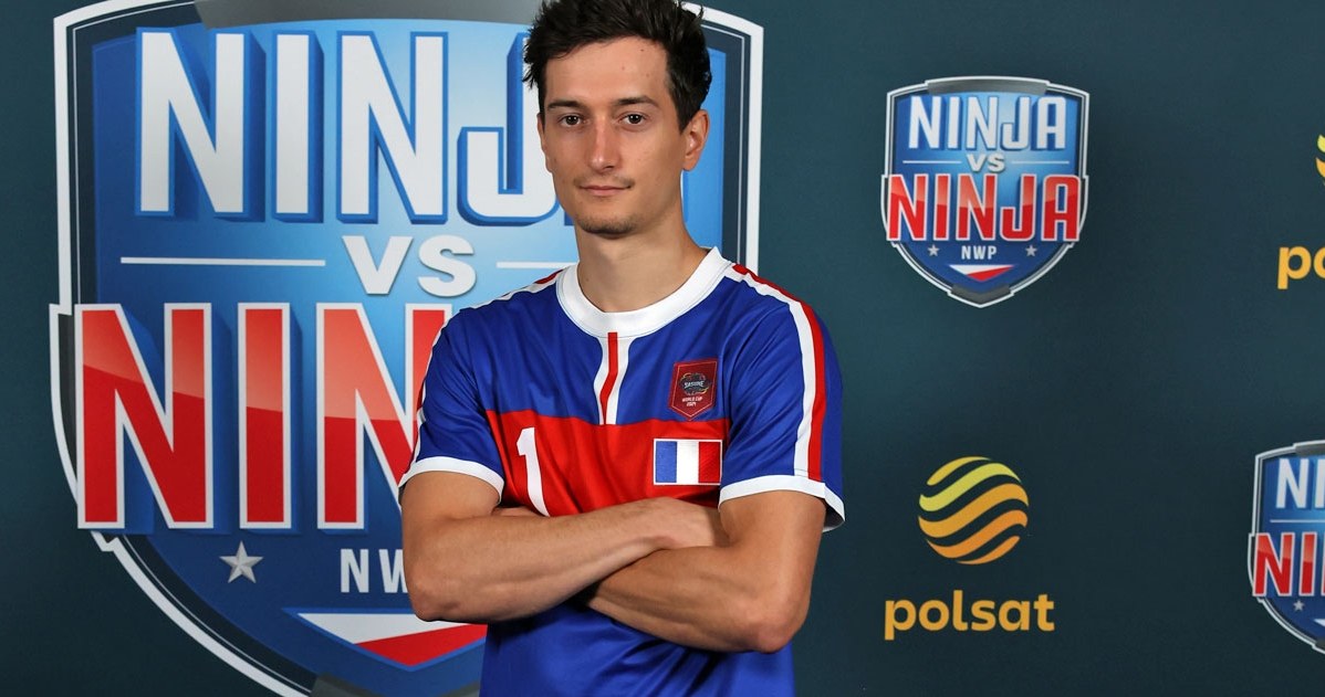 Clément Gravier w "Ninja vs Ninja" /Polsat /materiały prasowe