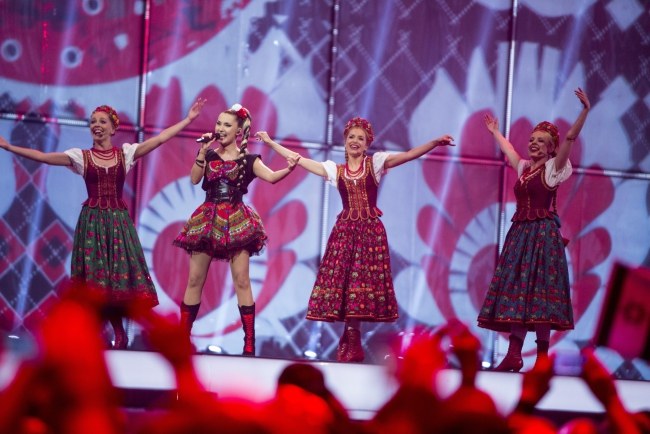 Cleo na scenie /PAP/EPA/NIKOLAI LINARES /PAP/EPA