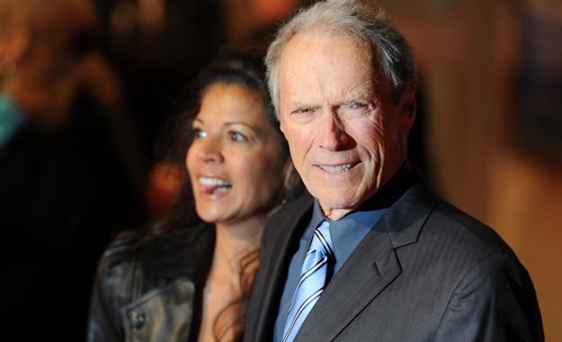 Clint Eastwood z żoną Diną /AFP