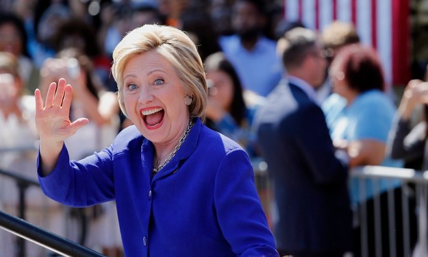 Clinton kandydatką Demokratów w listopadowej walce o Biały Dom /PAUL BUCK  /PAP/EPA