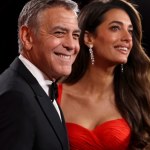 Clooney błyszczał z żoną na Złotych Globach. Chwilę wcześniej potwierdził:"Utknąłem"