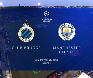 Club Brugge - Manchester City. SKRÓT. WIDEO (Polsat Sport)