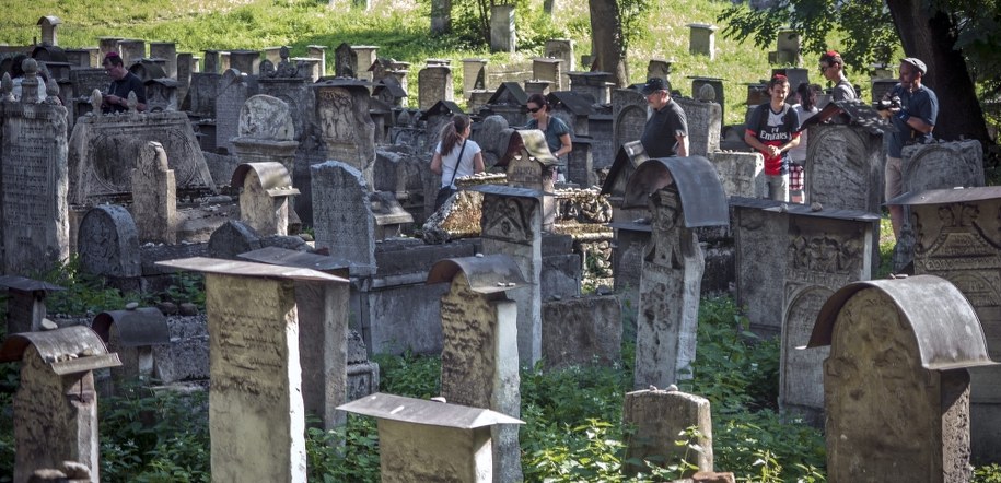 Cmentarz żydowski na ulicy Szerokiej na krakowskim Kazimierzu. /PAP/Jerzy Ochoński /PAP