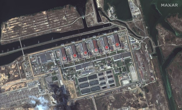 CNN: Zaporoska Elektrownia Atomowa jest zagrożona, ale ryzyko drugiego Czarnobyla – niskie /MAXAR TECHNOLOGIES HANDOUT HANDOUT /PAP/EPA