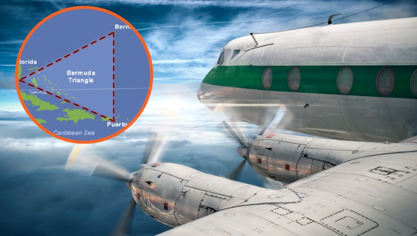 Co doprowadza do zaginięć samolotów w Trójkącie Bermudzkim? /Alphaios/ derivative work: -Majestic- (talk)/ domena publiczna /123RF/PICSEL