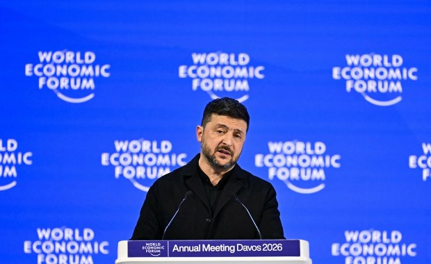 "Co jeśli USA nie pomogą?" Zełenski pyta w Davos o Polskę i Litwę 