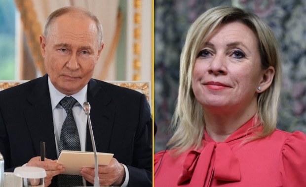 Co mówią w Rosji o sporze ws. UPA? Przed państwem: Władimir Putin i Maria Zacharowa
