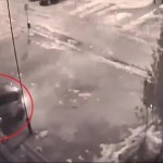 Co on zrobił? Groźny incydent przed komendą policji [NAGRANIE]