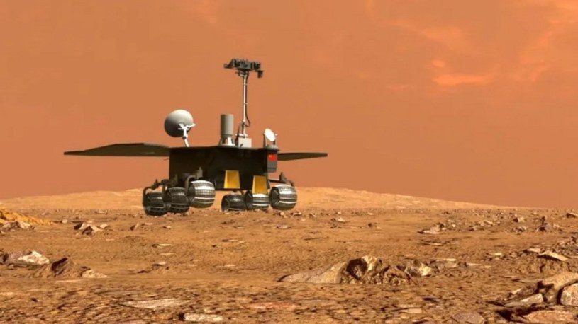 Co się dzieje z chińskim łazikiem na Marsie. Gdzie są pierwsze zdjęcia? /Geekweek