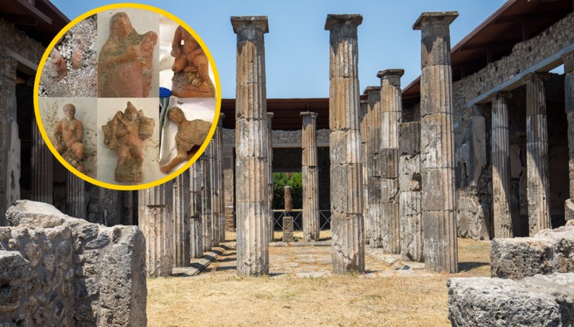 Co symbolizują figurki sprzed 2000 lat? /Facebook: The Archaeologist, credit: Archaeological Park of Pompeii /123RF/PICSEL
