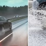 Co to jest aquaplaning? Przekonał się o tym ten kierowca