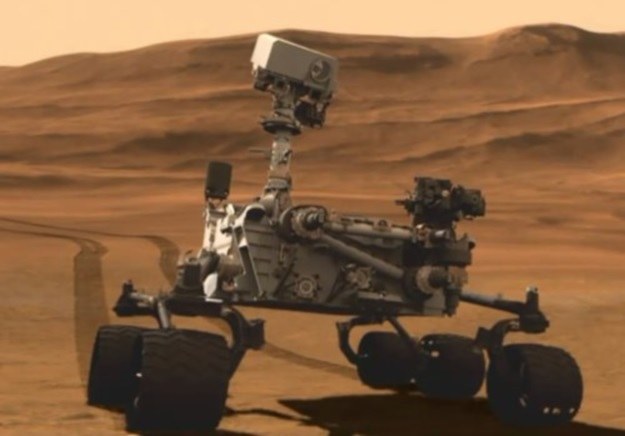 Co tym razem sfotografował na Marsie łazik Curiosity? /materiały prasowe