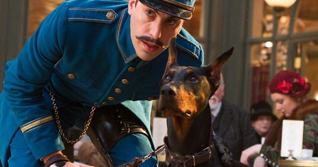 Co z tą nominacją? Sacha Baron Cohen i Blackie w scenie z filmu "Hugo i jego wynalazek" /materiały dystrybutora