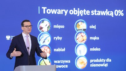 Co z zerowym VAT-em na żywność? Jest decyzja premiera 