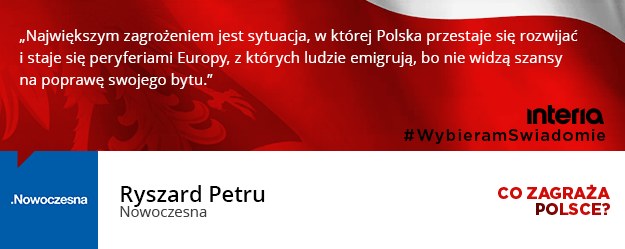 Co zdaniem państwa ugrupowania jest teraz największym zagrożeniem dla Polski? /INTERIA.PL